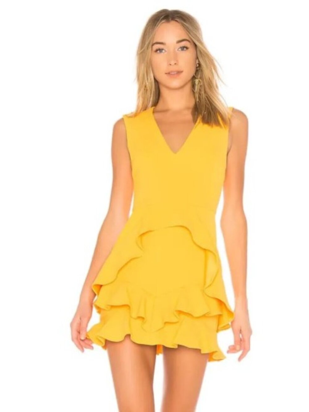 Rebecca Vallance Havana Mini Dress Orange Size 4